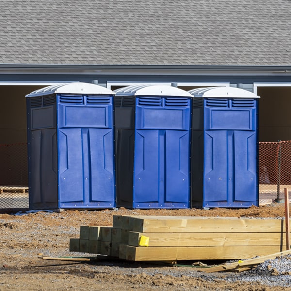 are there any restrictions on where i can place the porta potties during my rental period in Mosheim